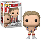 Lex Luger #159 WWE Funko Pop shown in and out of the box.