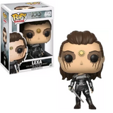 Lexa #442 The 100 Funko Pop shown in-box and out-of-box, front view