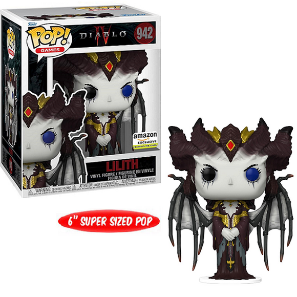 Lilith #942 - Diablo III Funko Pop! Games [6-Inch Gitd Amazon Exclusive]
