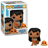Lilo with Pudge #1047 Lilo & Stitch Funko Pop in box and out of box