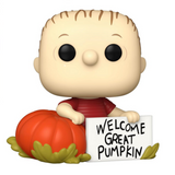 Linus #1588 It's The Great Pumpkin Charlie Brown Funko Pop Movies out of box