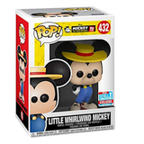 Little Whirlwind Mickey #432 Funko Pop displayed inside the box, front view