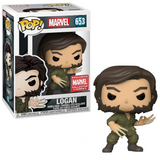 Logan #653 X-Men Funko Pop Marvel Collector Corps Exclusive figure in box and out of box