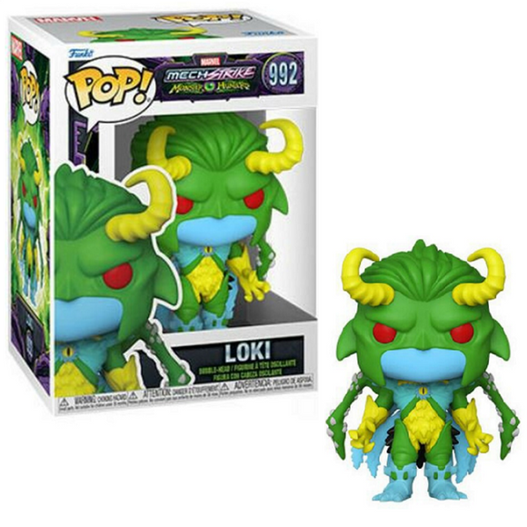 Loki #992 Mech Strike Monster Hunters Funko Pop in and out of box