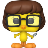 Tweety Bird as Velma Dinkley #1243 Warner Bros 100 Funko Pop Animation figure out of box