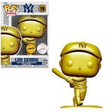 Lou Gehrig #19 New York Yankees Gold Chase Funko Pop Sports Legends figure in box and out of box