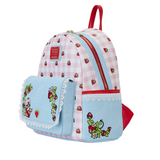 LoungeFly Strawberry Shortcake Denim Pocket Mini-Backpack