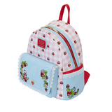 LoungeFly Strawberry Shortcake Denim Pocket Mini-Backpack