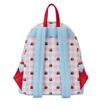 LoungeFly Strawberry Shortcake Denim Pocket Mini-Backpack