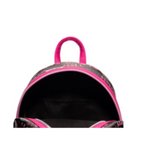 Loungefly Catwoman Batman Returns mini backpack Hello There print pink black EE exclusive inside liner