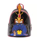 Loungefly Jafar Aladdin mini backpack Disney villains cosplay design Cave of Wonders front view