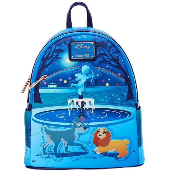 Loungefly Lady and the Tramp 70th Anniv. Mini-Backpack