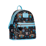Loungefly Buzz Lightyear Star Command mini backpack Pixar EE exclusive all over print side view