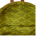 Shrek Keep Out Loungefly mini backpack cosplay design ogre character inside liner