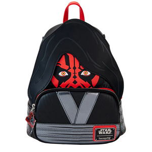 Loungefly Star Wars: Episode I - The Phantom Menace 25th Anniversary Darth Maul Detachable Hood Cosplay Mini-Backpack