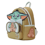 Loungefly Star Wars Grogu and Crabbies Cosplay Mini-Backpack side view