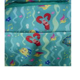 Loungefly The Little Mermaid 35th Anniversary Life Is The Bubbles All Over Print Mini-Backpack