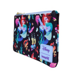 Ariel Life Is The Bubbles Loungefly wristlet wallet with strap side view