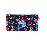 Disney Little Mermaid Loungefly wristlet wallet ocean themed character print