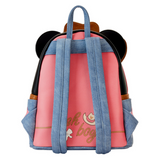 Western Mickey Mouse Loungefly mini backpack cosplay cowboy design back view