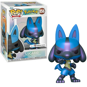 Lucario #856 - Pokemon Funko Pop! Games [Pearlescent Pokemon Center Exclusive]