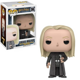 Lucius Malfoy Funko Pop #36 displayed both inside the box and out of the box