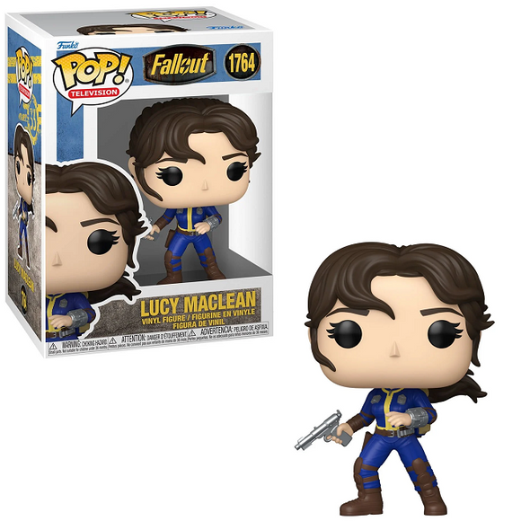 Lucy MacLean #1764 - Fallout TV Show Funko Pop! in box and out of box glam shot