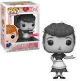 Lucy #654 I Love Lucy Funko Pop shown in-box and out-of-box, front view