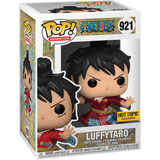 Luffytaro #921 One Piece Funko Pop! Metallic Hot Topic Exclusive figure in box