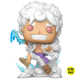 Luffy Gear Five #2177 One Piece Deluxe Funko Pop GITD GameStop Exclusive figure out of box