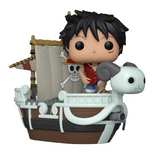 Luffy with Going Merry #111 Funko Pop figure shown out of the box, front view