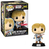 Luke Skywalker Retro Series #453 Star Wars Funko Pop Target Exclusive figure in box and out of box