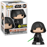 Luke Skywalker #501 Star Wars The Mandalorian Funko Pop figure in box and out of box