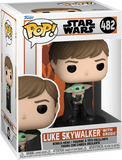 Luke Skywalker with Grogu #482 Star Wars Mandalorian Funko Pop collectible in original box