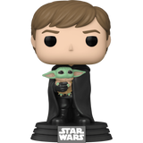 Luke Skywalker with Grogu Funko Pop #482 vinyl figure out of box