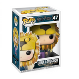 Luna Lovegood Funko Pop #47 Lion Head displayed inside the original Funko Pop box