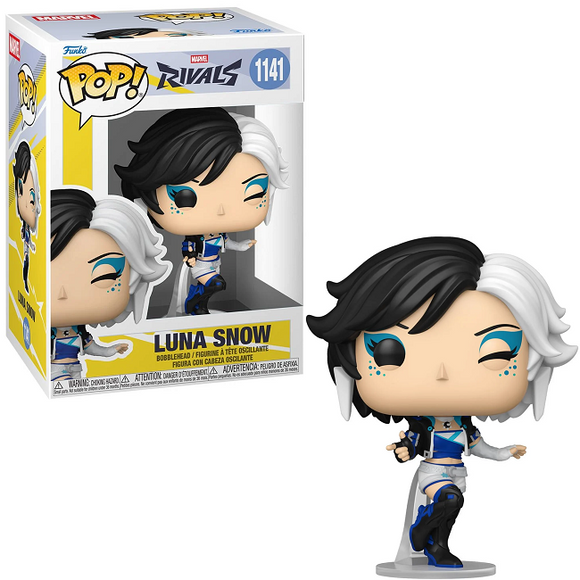 Luna Snow #1141 Marvel Rivals Funko Pop in box and out of box