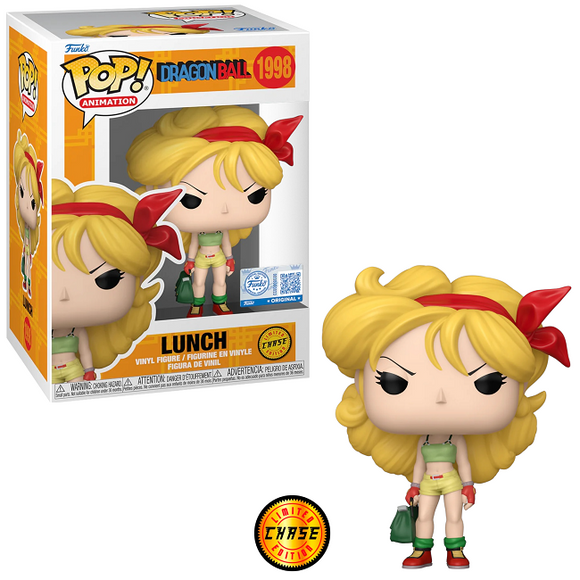 Lunch #1998 Dragon Ball Funko Pop Blonde Hair Chase in and out of box