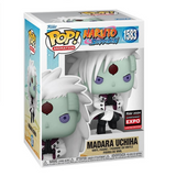 Madara Uchiha #1583 Naruto Shippuden Funko Pop! Animation 2024 Chicago Expo C2E2 exclusive figure inside display box.