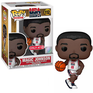 Magic Johnson #112 - Team USA Funko Pop! Basketball [White Uniform Target Exclusive]