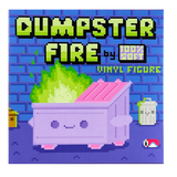 Magical 8-Bit Dumpster Fire Vinyl Figure in box