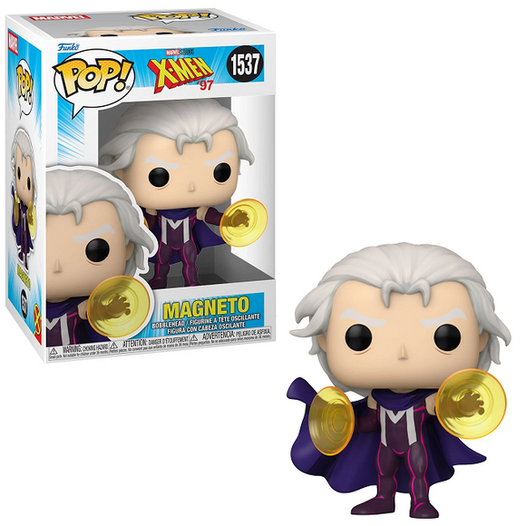 Magneto Funko Pop #1537 X-Men '97 figure in box and out of box