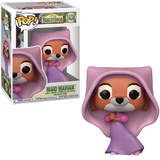 Maid Marian #1438 Disney Robin Hood Funko Pop shown in-box and out-of-box, front view