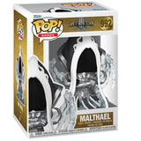 Malthael #992 Funko Pop figure inside its box