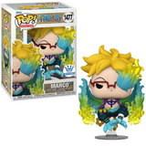 Marco #1477 One Piece Funko Pop Animation — Funko Exclusive, in box and out of box