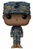 Marine Female USMC Funko Pop out of box in camo uniform