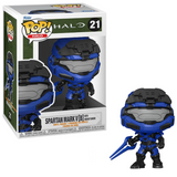 Spartan Mark V B #21 Halo Funko Pop with Energy Sword in box and out of box