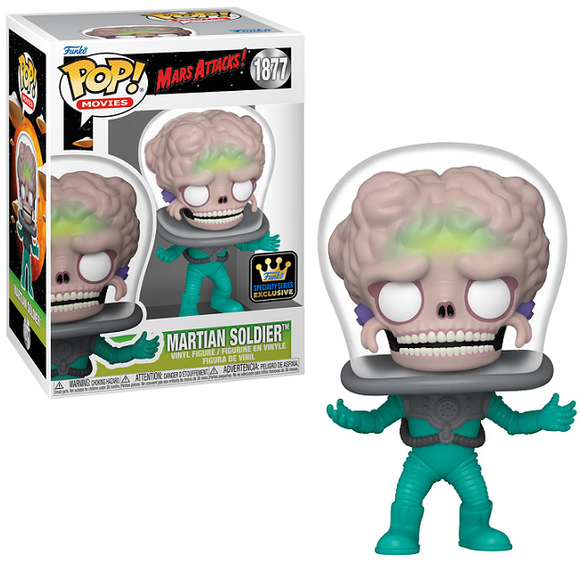 Martian Soldier #1877 - Mars Attacks Funko Pop! Movies [Specialty Series]