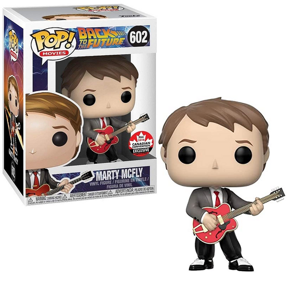 Marty McFly (w/ Guitar) #602 - Back to the Future Funko Pop! Movies [2018 Canadian Convention]