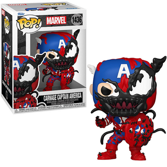 Carnage Captain America #1436 - Marvel Funko Pop!